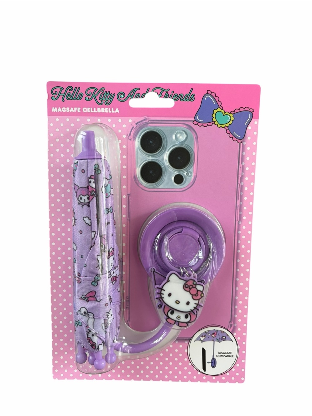 Sanrio Hello Kitty & Friends Phone Umbrella Sun Shade Water Protection MagSafe